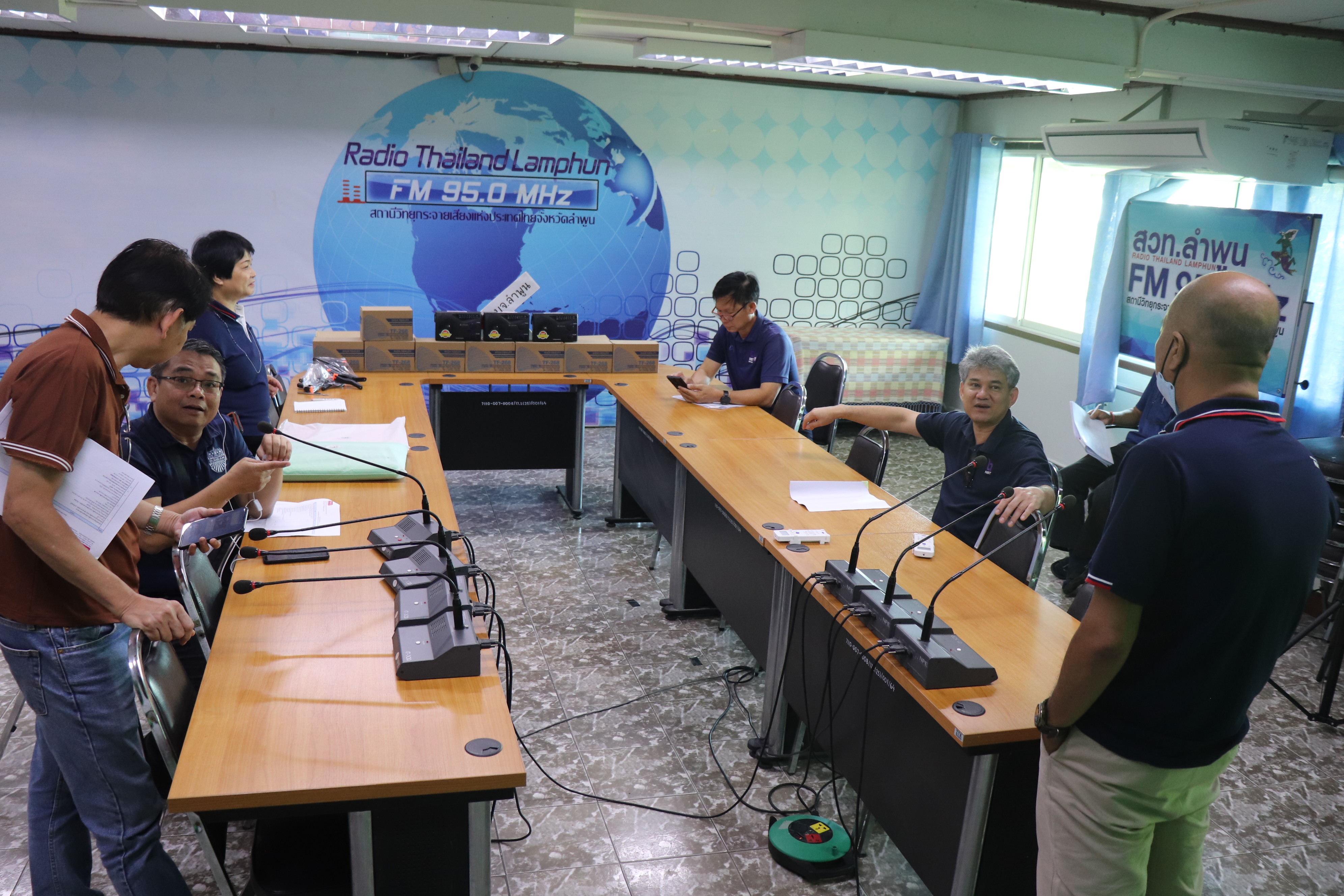 สวท.ลำพูนร่วมตรวจรับงานและพัสดุ ตามโครงการปรับปรุงประสิทธิภาพสถานีวิทยุกระจายเสียงแห่งประเทศไทยระบบ FM ของกรมประชาสัมพันธ์