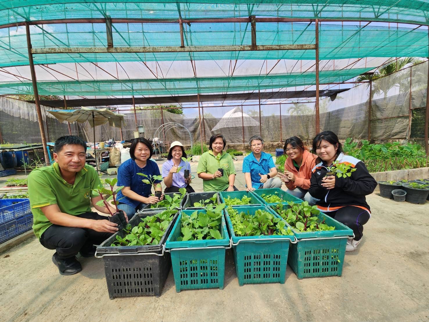 เกษตรลำพูน เตรียมกล้าพันธุ์พืชผักสวนครัว ออกหน่วยบริการประชาชนจังหวัดลำพูนเคลื่อนที่ 23 เมษายน 2567 ณ ศูนย์การเรียนรู้เศรษฐกิจพอเพียง (หนองปลิง) เทศบาลตำบลวังผาง อำเภอเวียงหนองล่อง จังหวัดลำพูน